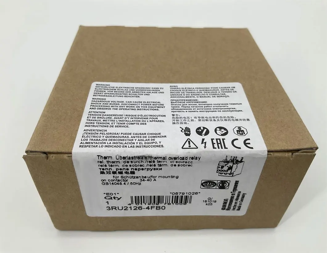 

Brand New 3RU2126-4FB0 3RU2126-4FB1 3RU2126-4FC0 3RU2126-4FC1 3RU2126-4FJ0 Warranty One-year
