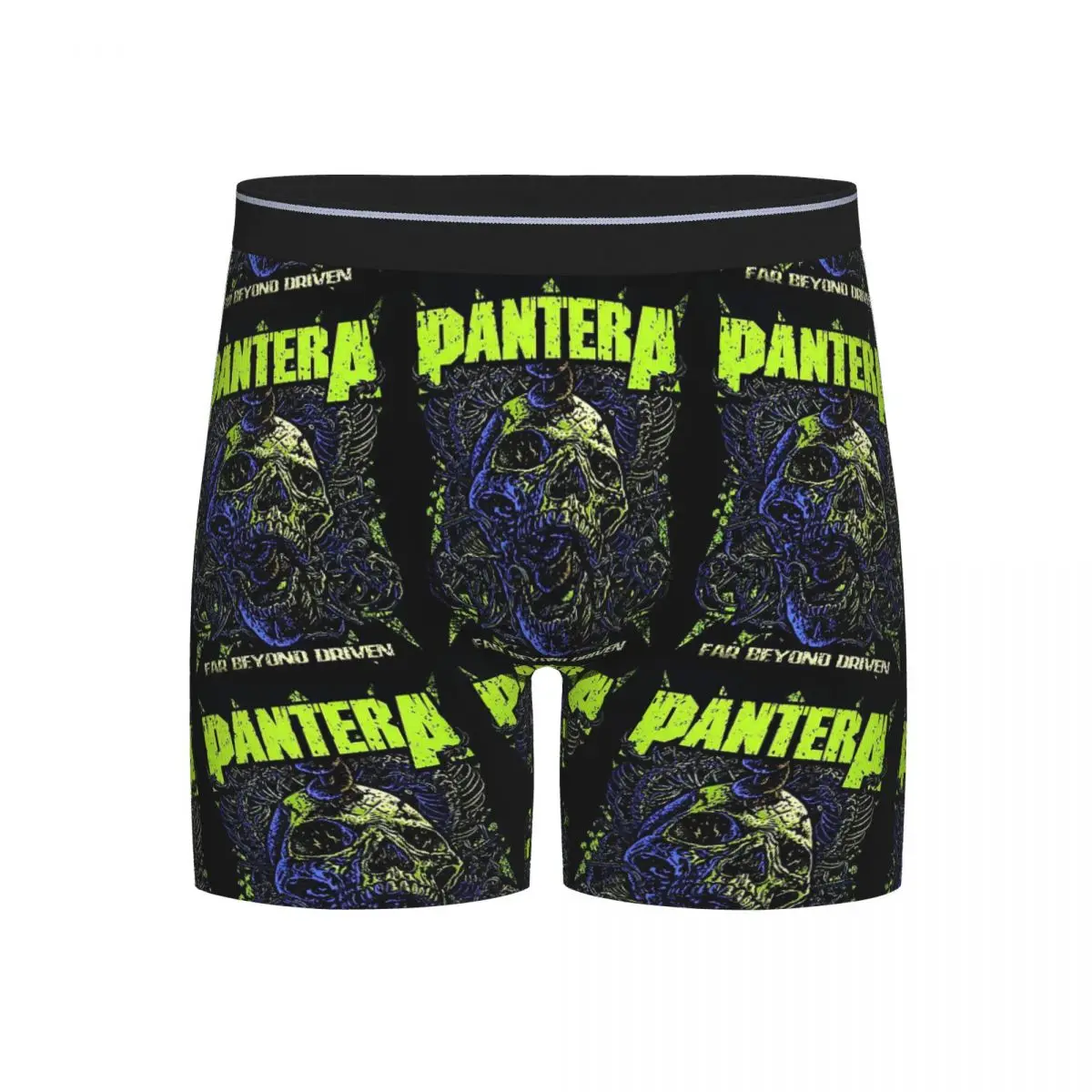 

Long Boxer Underpants Shorts Pantera Heavy Metal Band Music Panties Men Breathable Underwear for Homme Man Boyfriend Gifts
