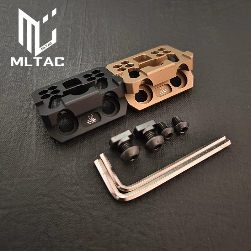 

Tacitcal Flashlight Offset Mount for Surefir Spotlight Light For 20mm Rail Accessory M-LOK Keymod Metal Aluminum Alloy