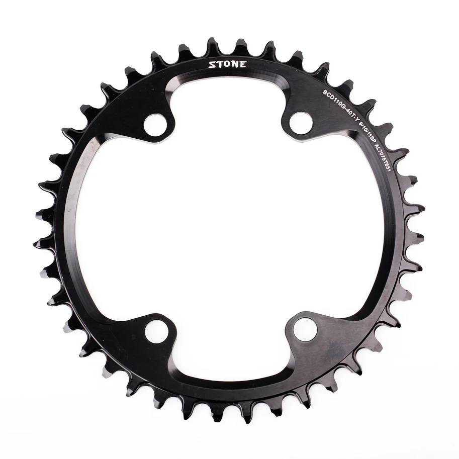 Stone Round Chainring 110 BCD for Shimano Gravel GRX FC RX810 RX600 34 36 38 40 42 46 58T 60T Tooth Road Bike Chainwheel 110bcd