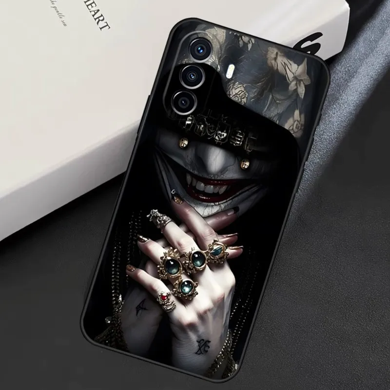 Scary Face Eyes Phone Case For Huawei P10 P20 P30 P40 P50 P9 P8 Pro Plus 2023 Psmart Z Nova 8I 8 8SE Back Cover