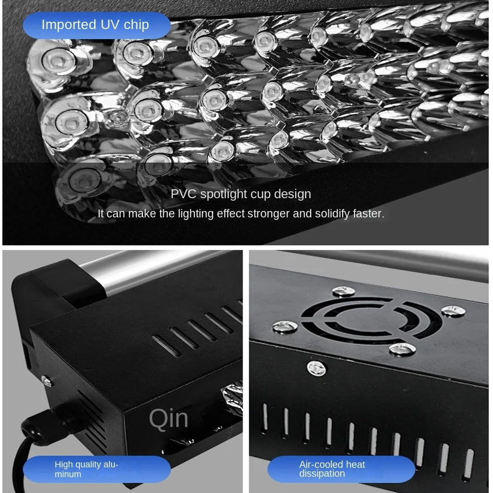 مصباح علاج لطيف بالأشعة فوق البنفسجية للعلاج مع لاصق بدون ظل، زيت أخضر PCB، معجون السيارة، طلاء السيارة، حبر الجدار، والورنيش