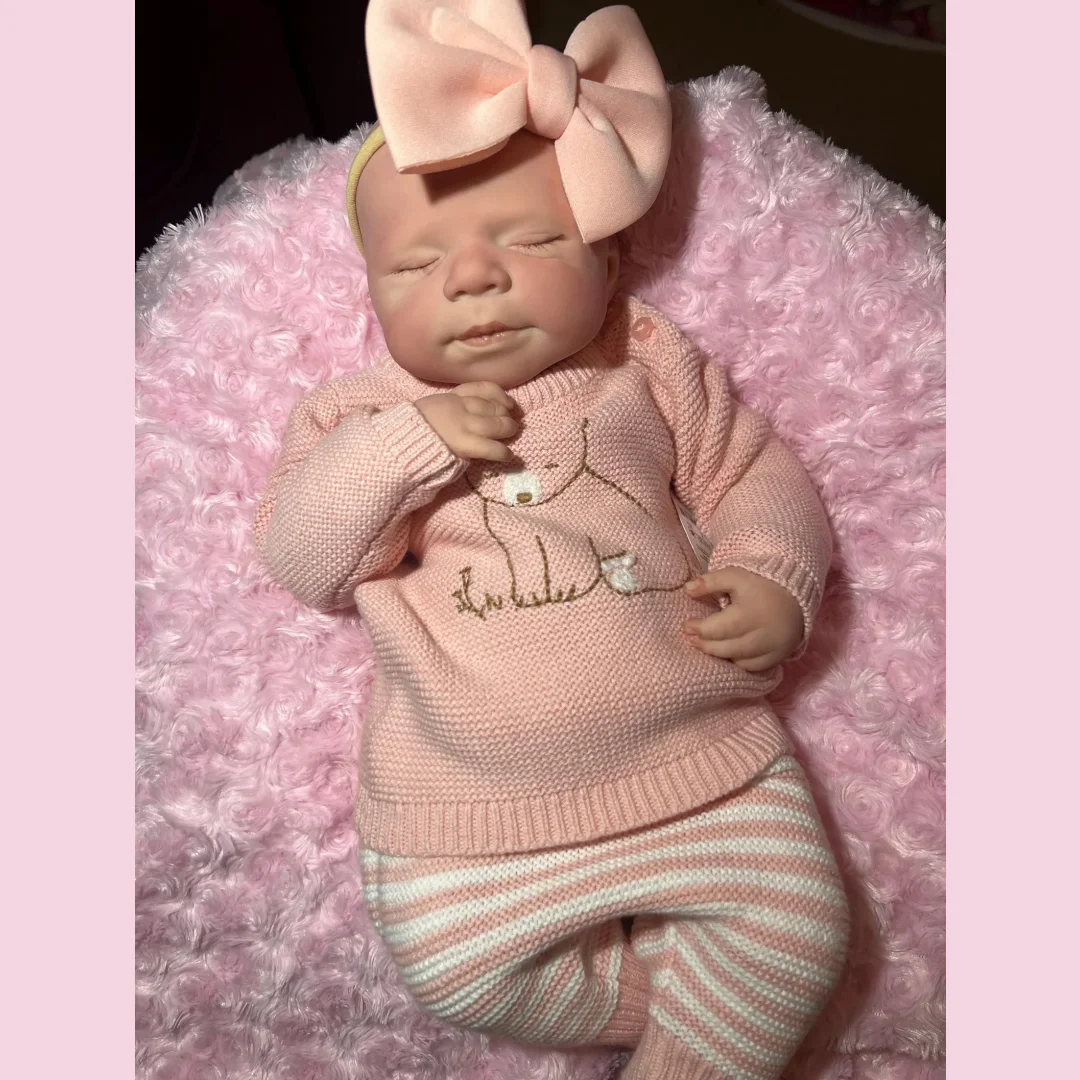 1PC/2 Kleidung 18 Zoll Offenen Mund Pascale Weiche Silikon Bebe Reborn Mädchen Puppe Mit 3D Gemalt Haut lebensechte Neugeborenen Baby Mädchen Puppe