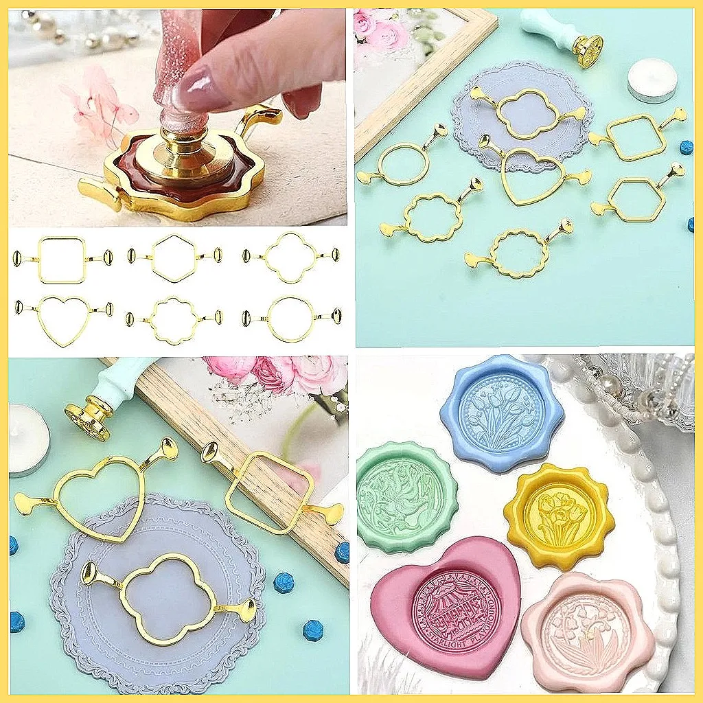 Individuelles Wachssiegel-Stempelset für Einladungen, Hochzeitskarten, Bastelbedarf & DIY-Schreibwaren
