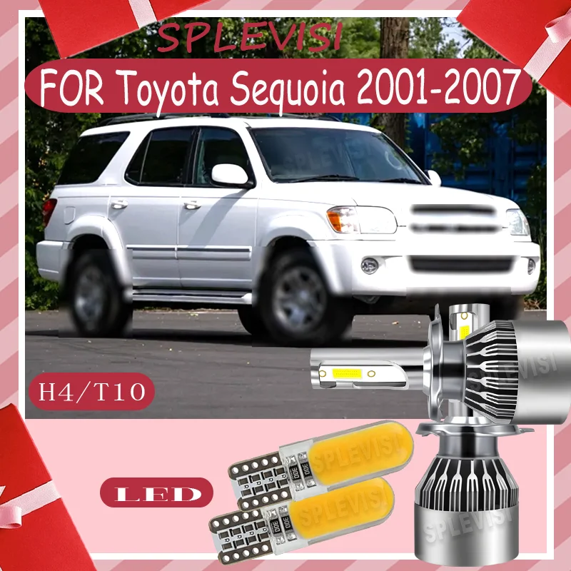 

Long Lifespan 60000+ Hours Plug-N-Play Reduce Eye Fatigue H4 LED headlight For Toyota Sequoia 2001 2002 2003 2004 2005 2006 2007