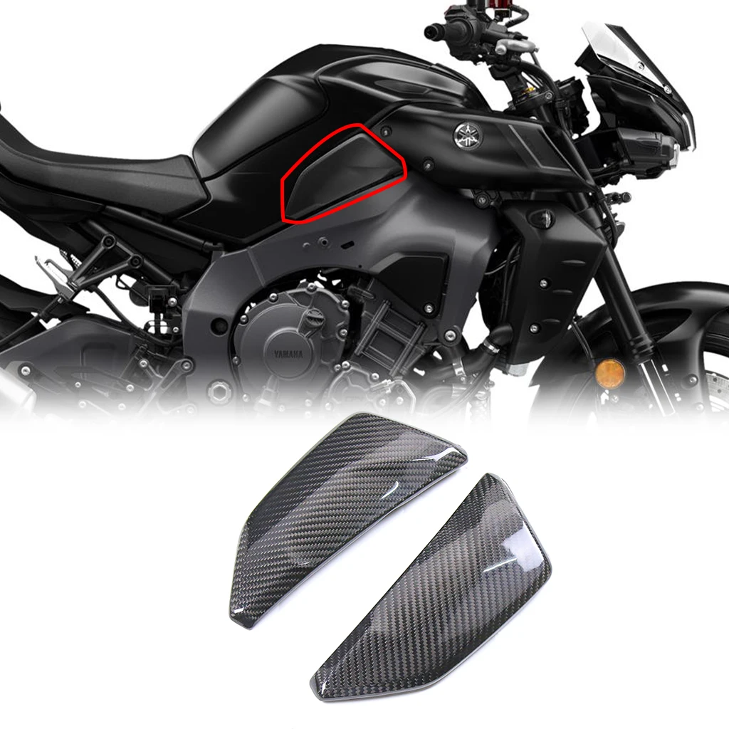 

For Yamaha MT 10 FZ 10 MT10 FZ10 2022 2023 3K Carbon Fiber Motorcycle Accessories Tank Small Side Panels Cover Fairing