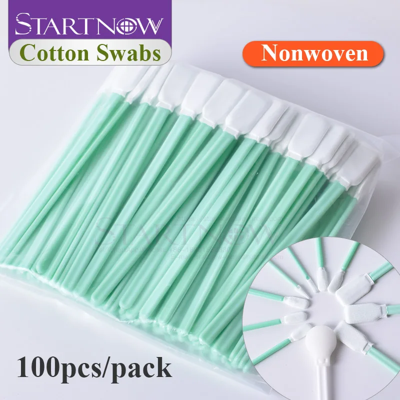 Startnow 100pcs/pack Non Woven Cotton Swabs 70 100 161mm Length Anti-static Dust-free Q-tips Cleaning Tools For Industry Machine