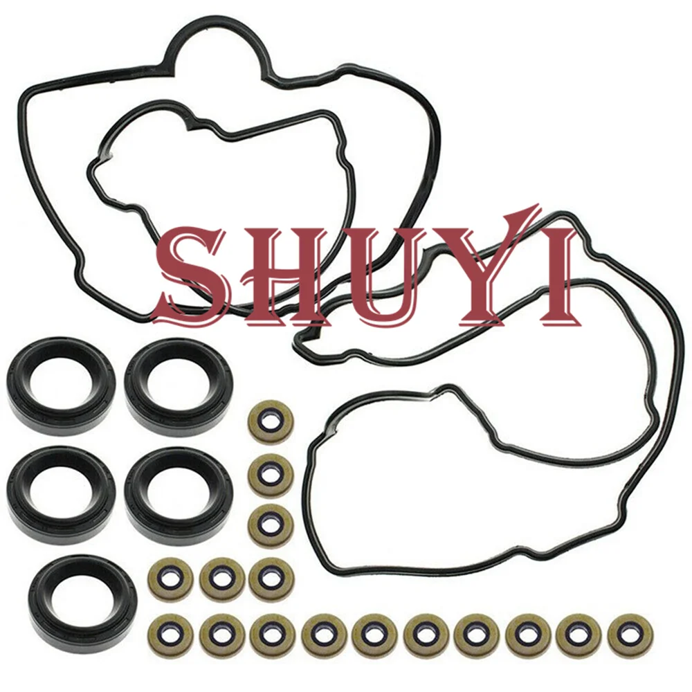 Valve Cover Gaskets & Spark Plug Tube Seals Set &Washer Seals OEM 11213-62020 90210-05007 11193-70010 FOR LLexus  TToyota