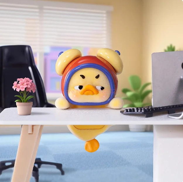 جديد UpsetDuck Hipper سلسلة الفينيل صندوق أعمى حالة عرض بطة أنيمي لطيف الشكل دمية زخرفة عيد الميلاد عيد ميلاد فتاة هدية