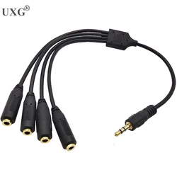 Splitter Cable 3.5mm 1 To 3 4 5 Splitter Stereo Plug Male To 1/8