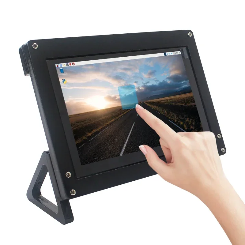 Suporte acrílico para tela framboesa pi 5 polegadas, suporte lcd (não para outro lcd)