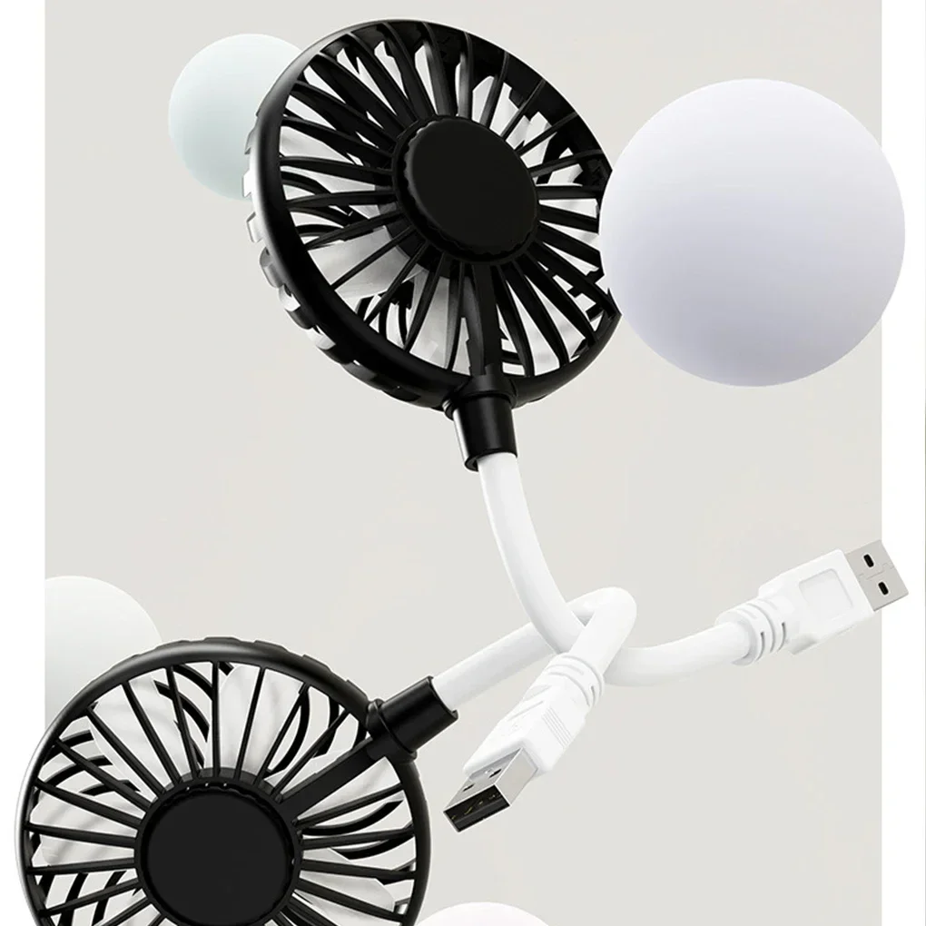 USB Rechargeable Handheld Fan Silent Cooling Power Bank Wireless Mini Play Plug Fans Summer Outdoors and Travel