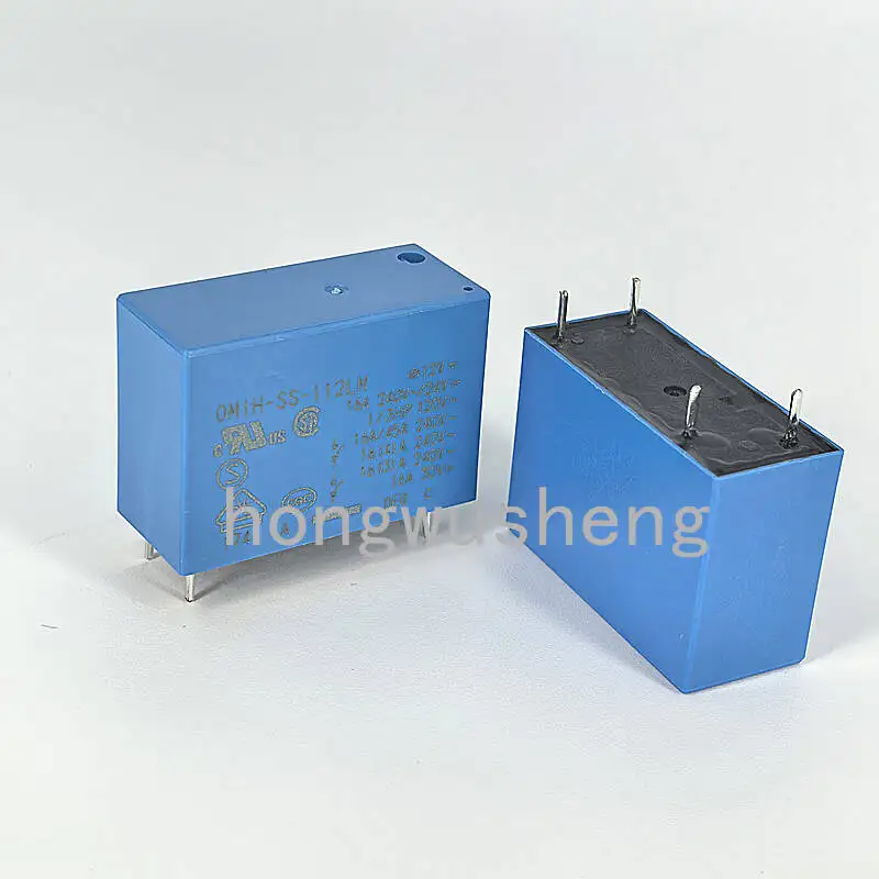 100% New 2pcs  OMIH-SS-112LM  OMIH-SH-112LM  DC12V  relay  16A   4pins