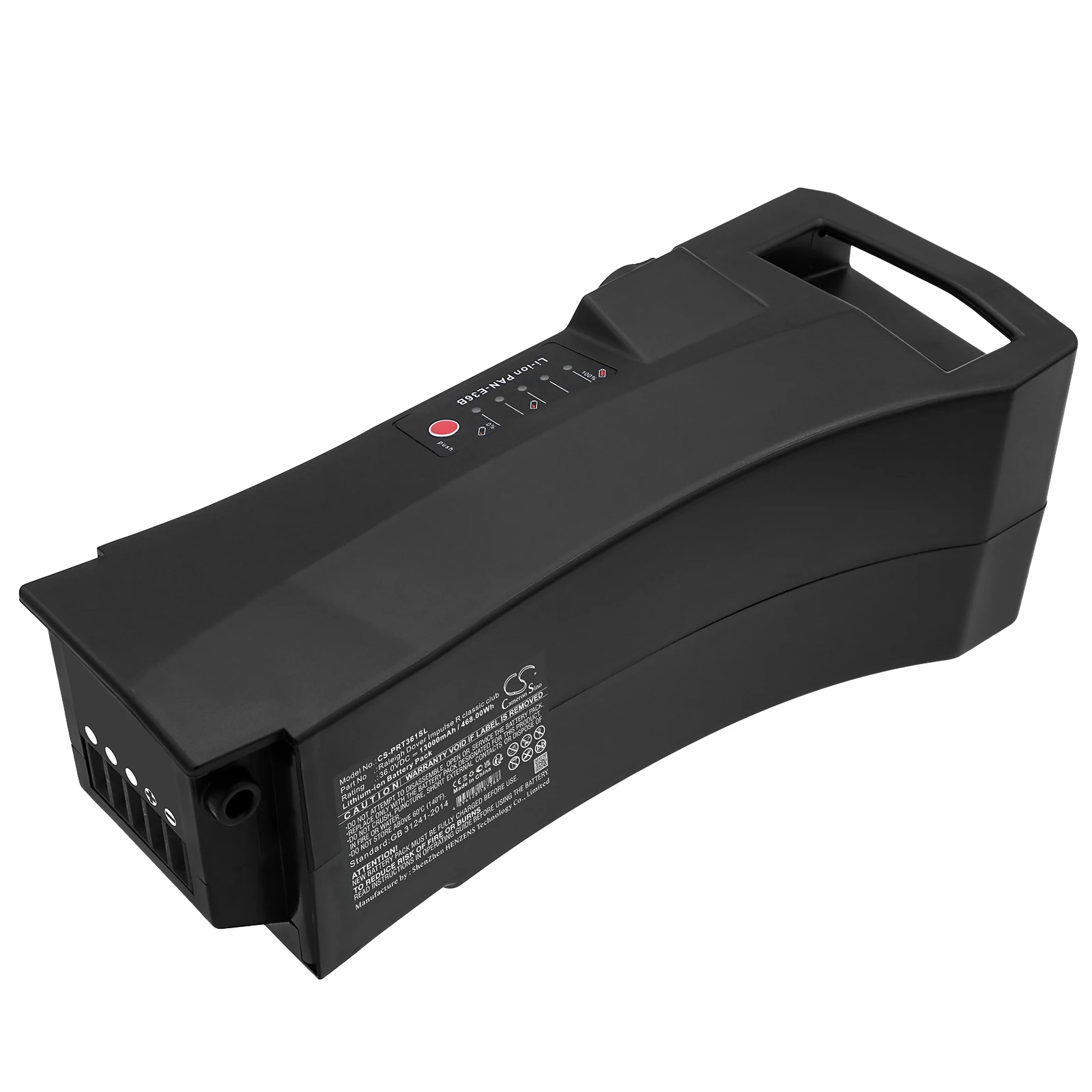 CS Replacement Battery For Panasonic 360, 36V Impulse Pedelec, 8 HS, 8., 8R, Brawl, Derby-Cycle