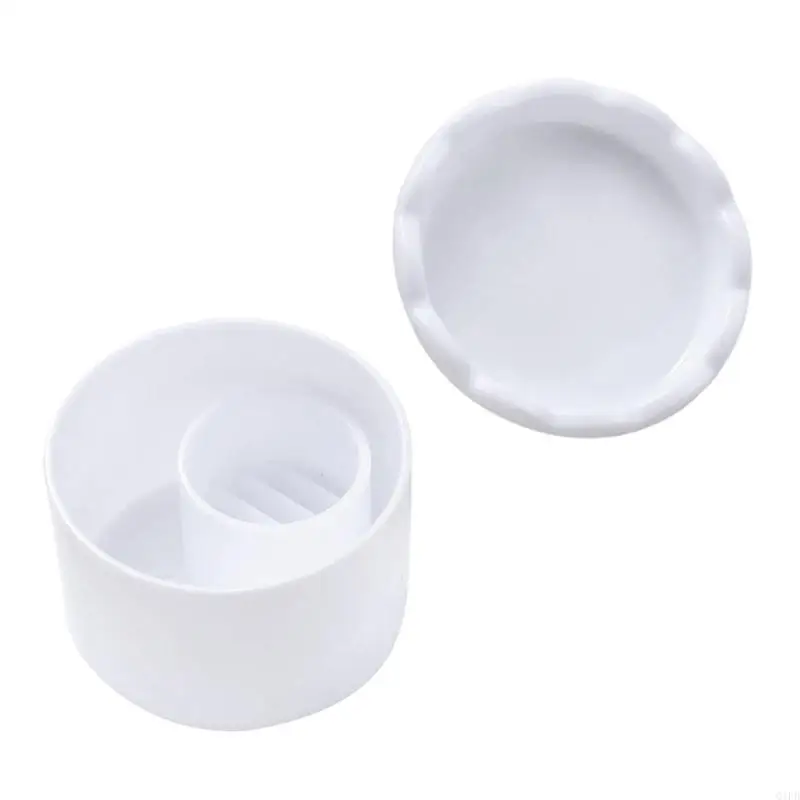 Hộp đựng dụng cụ làm móng có thể xếp chồng lên nhau Q1FB có nắp để đựng bút nhiều màu