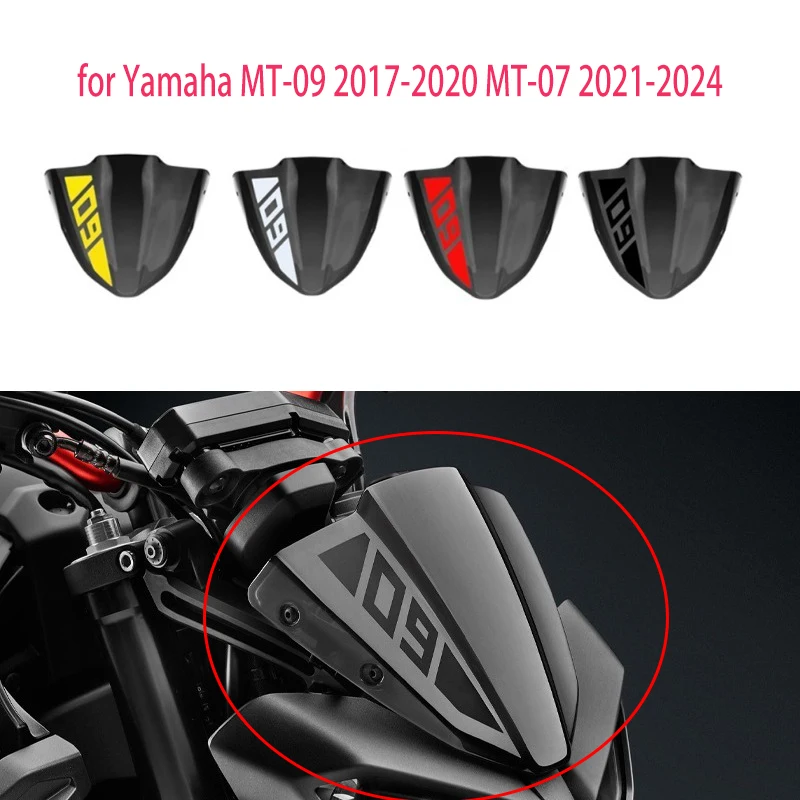 

Motorcycle accessories for Yamaha MT-09 2017-2020 MT-07 2021-2024 modified windshield instrument panel windshield goggles