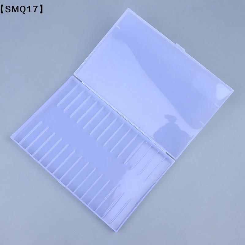 MultiSlot Pen Ganized Box Stationery Display Holder Hard Plastic Pencil Case Writing Containers School Supplies Boxes Empty【SMQ】