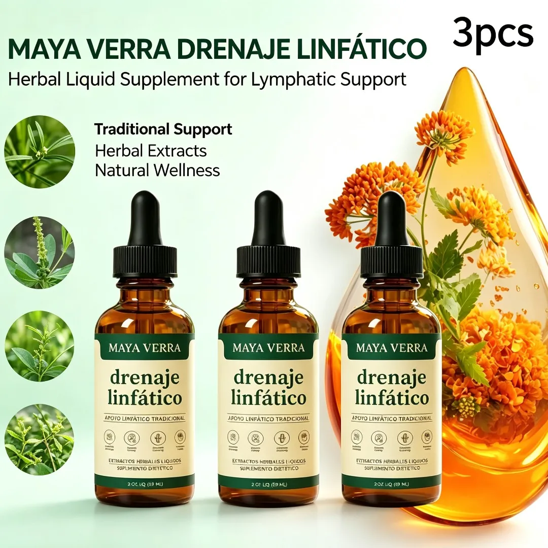59ml Lymphatic Drainage Drops, Natural Ingredients High Absorption Gentle Body Care Liquid Daily Use Nourish For Women & Men