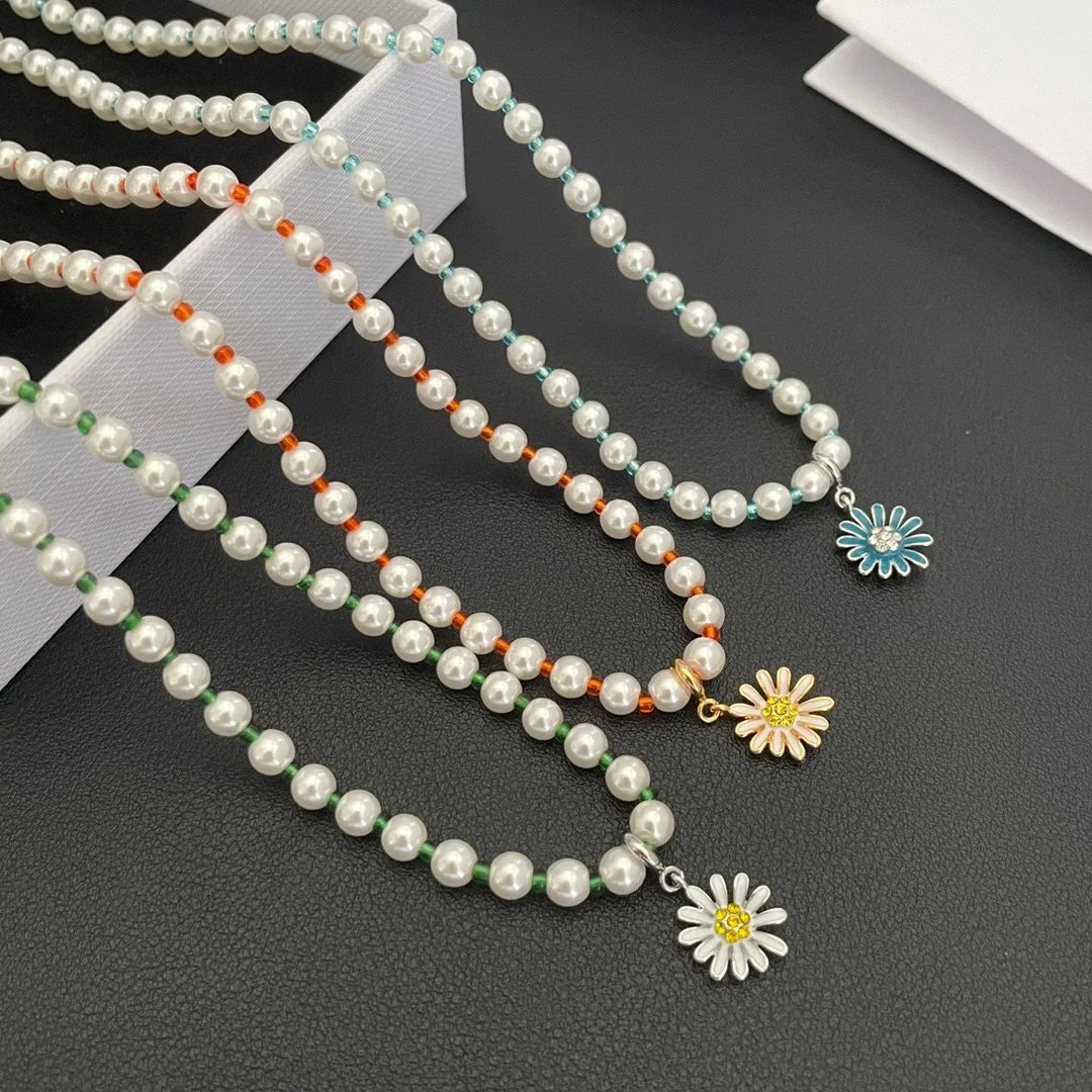 Necklace Fashion Simple Light Luxury Flower Pendant For Women Collares Para Mujer Collar Necklaces Collares Jewelry Collier