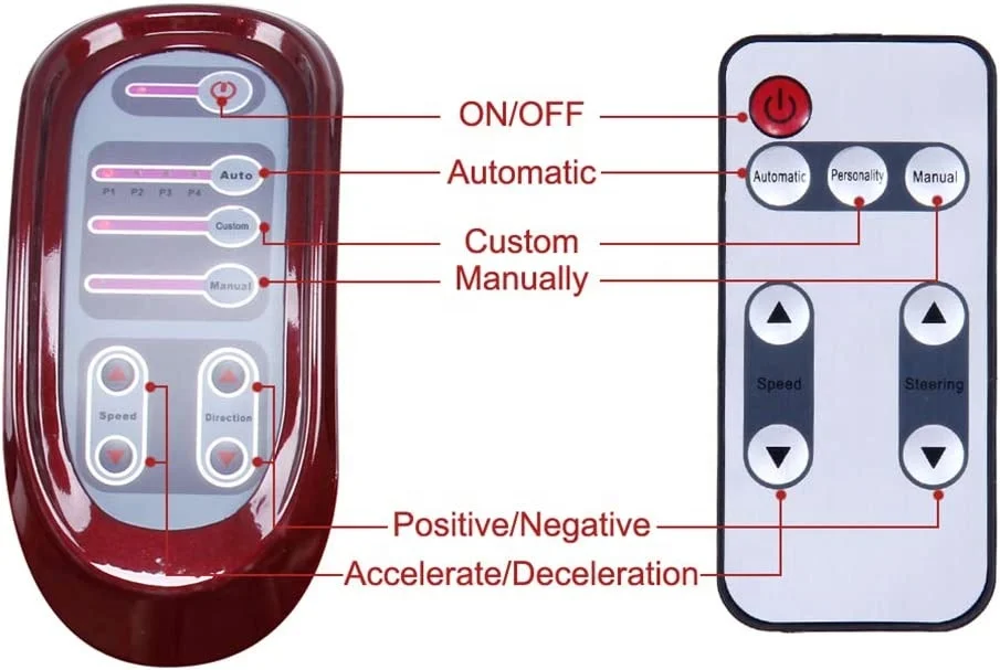 جهاز تدليك القدم الكهربائي من أمازون مع ميزة تسخين الدورة الدموية لتطبيق الساق