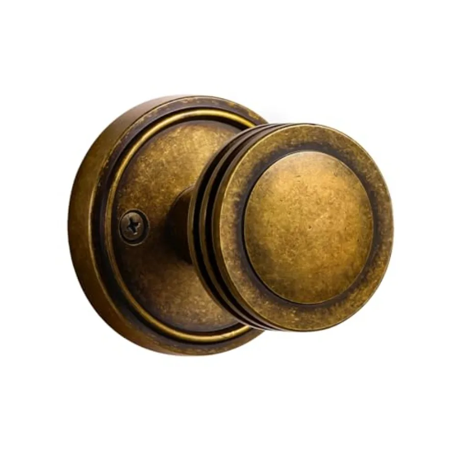 

Pack Bronze Door Knobs Door Knob Interior Door Handle for Hall and Closet Zinc Alloy