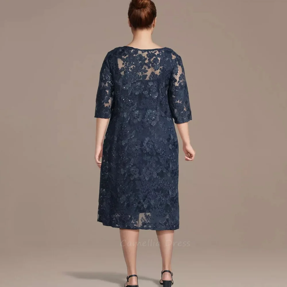 Customized Mother of the Wedding Dress Lace Long Sleeve Women Gown Sequined A Line Vintage mother of bride dresses wedding 2025