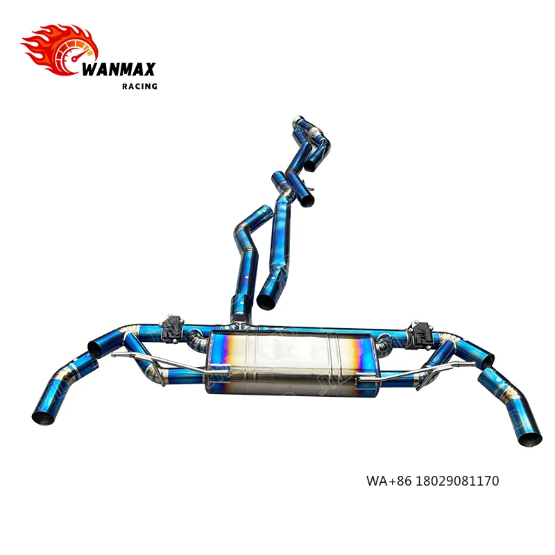 

Titanium Exhaust Pipe System Valve Exhaust for GLS450