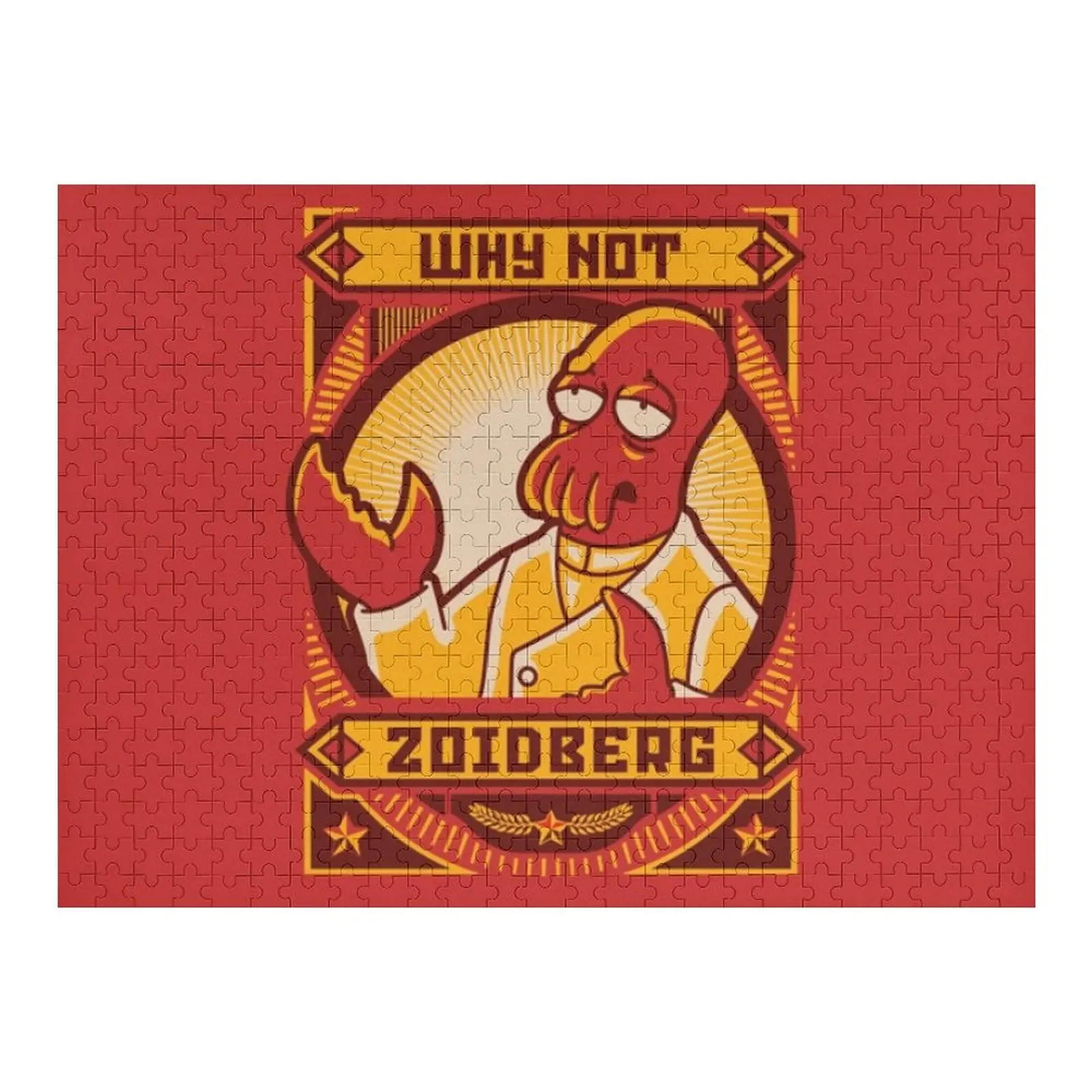 لماذا ليس زويدبرغ؟ قميص بازل قطع خشبية الكبار لغز الصور المخصصة #1