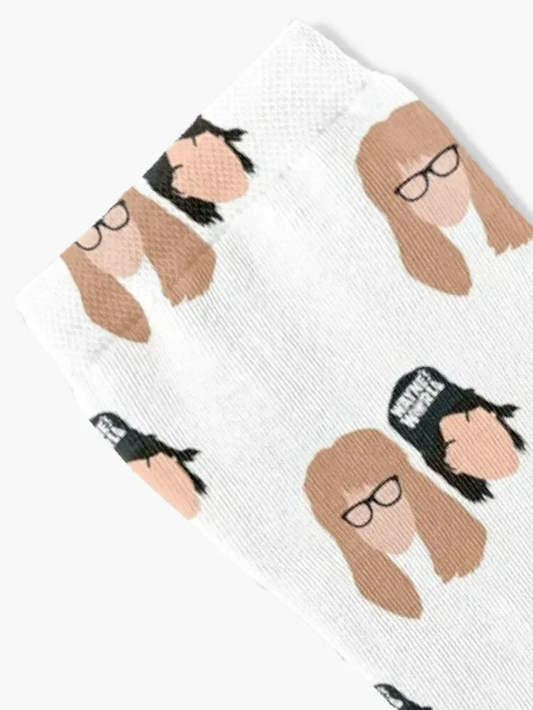 Wayne & Garth Socks fashionable Antiskid soccer men cotton high quality Socks For Man Women's