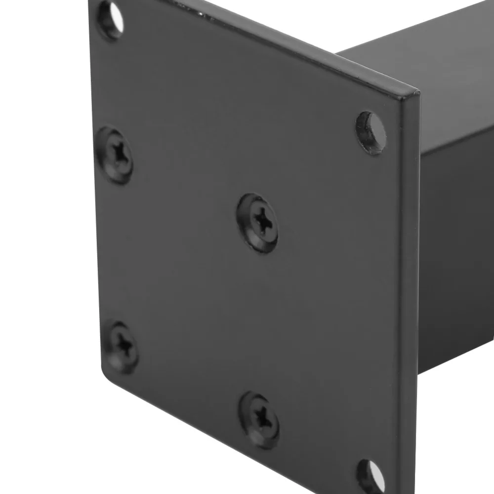 

4pcs Hardware Aluminum Alloy Furniture Legs Black 100mm/120mm Cabinet Feet Square Support Feet Sofa