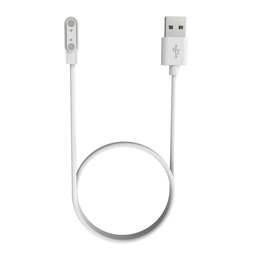 سلك شحن مغناطيسي آمن USB ساعة معصم كابل شحن ملحقات بديلة لـ Kieslect Kr Pro/Kr/Lora 2/Lora