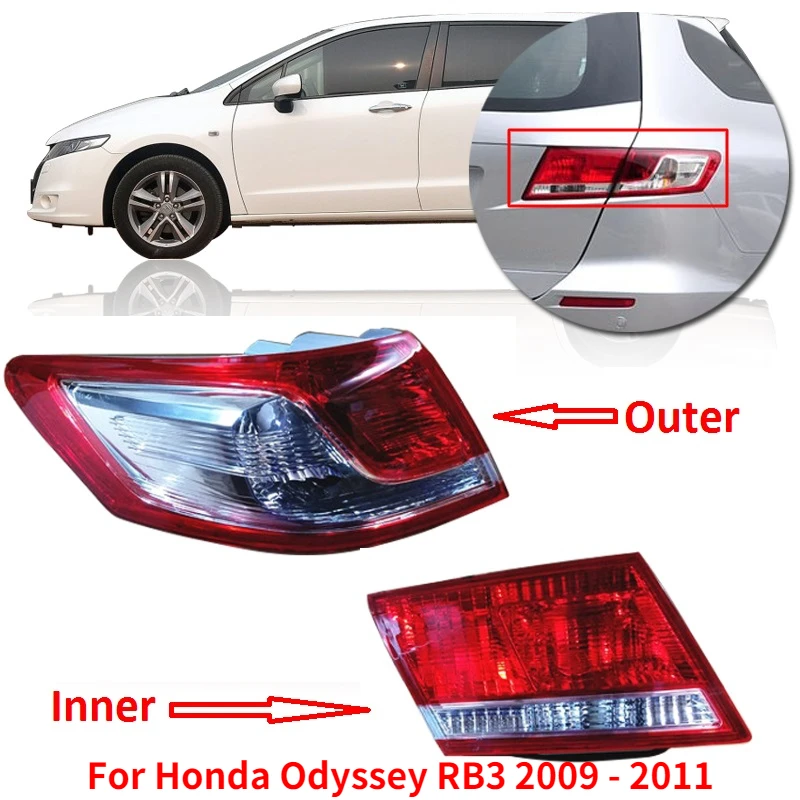 

Kamshing для Honda Odyssey RB3 2009 2010 2011 задний стоп-сигнал светильник хвост светильник единый светильник задний фонарь светильник Taillamp