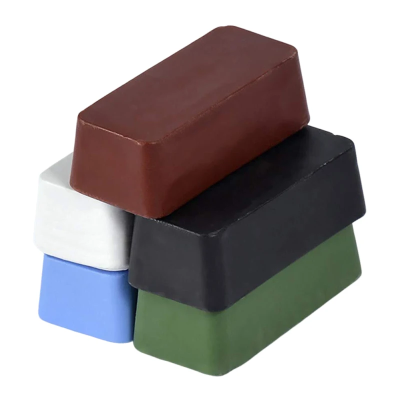 6Pcs Solide Polieren Paste Alumina Polieren Wachs Schleifmittel Für Edelstahl Metall Kupfer Aluminium Präzision Instrumente