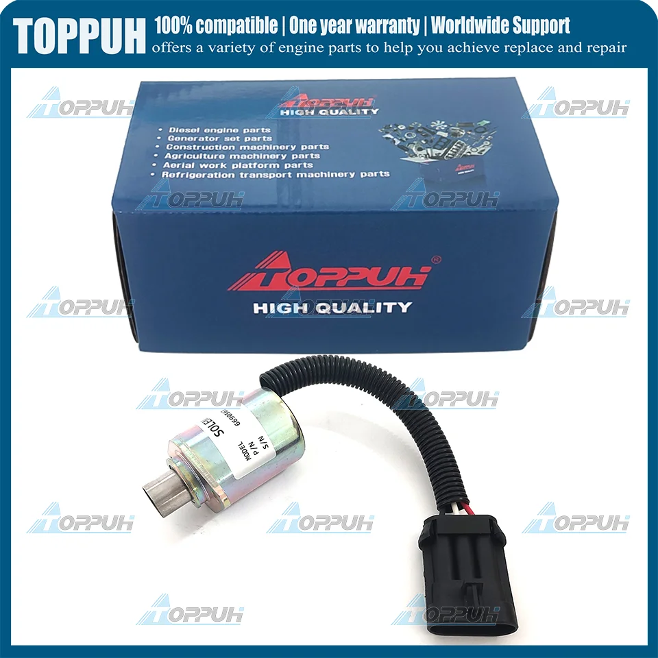 

Соленоид отключения 12 В 6690563 Соленоид остановки, подходящий для Bobcat