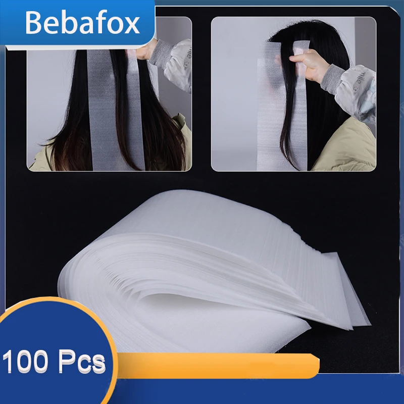 

100PCS/Pack Hair Dye Paper Reusable Highlight Dyeing Coloring Separating Sheet Foil Paper For Wicks Hairdresser Salon Barber Too