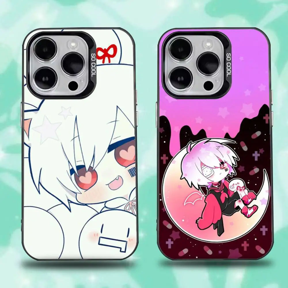 

Anime mafumafu Phone Case For iPhone 16,15,14,13,12,11,Mini,Pro,E,SE4,XS,MAX Black Candy Matte Cover