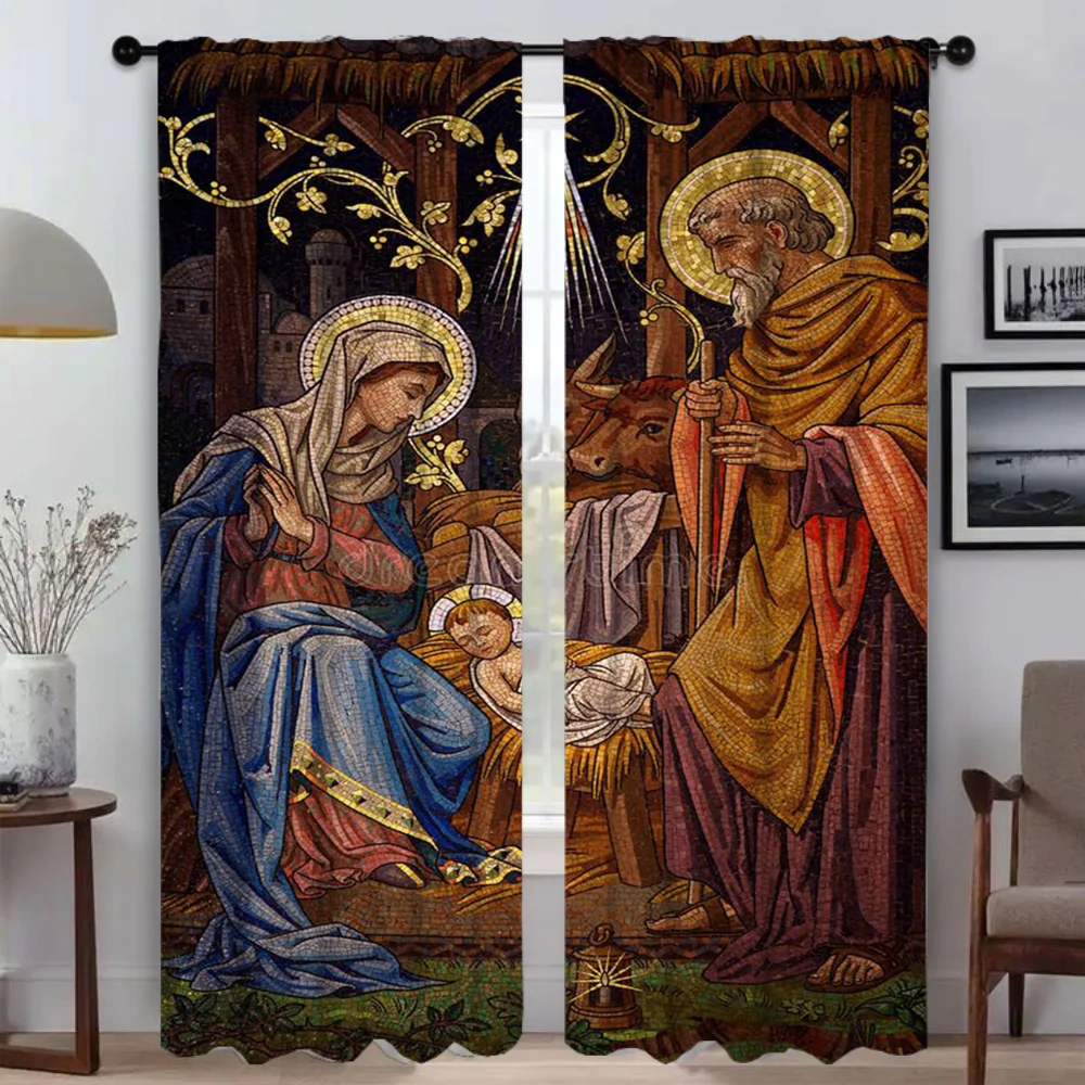 Virgin Mary Curtain…
