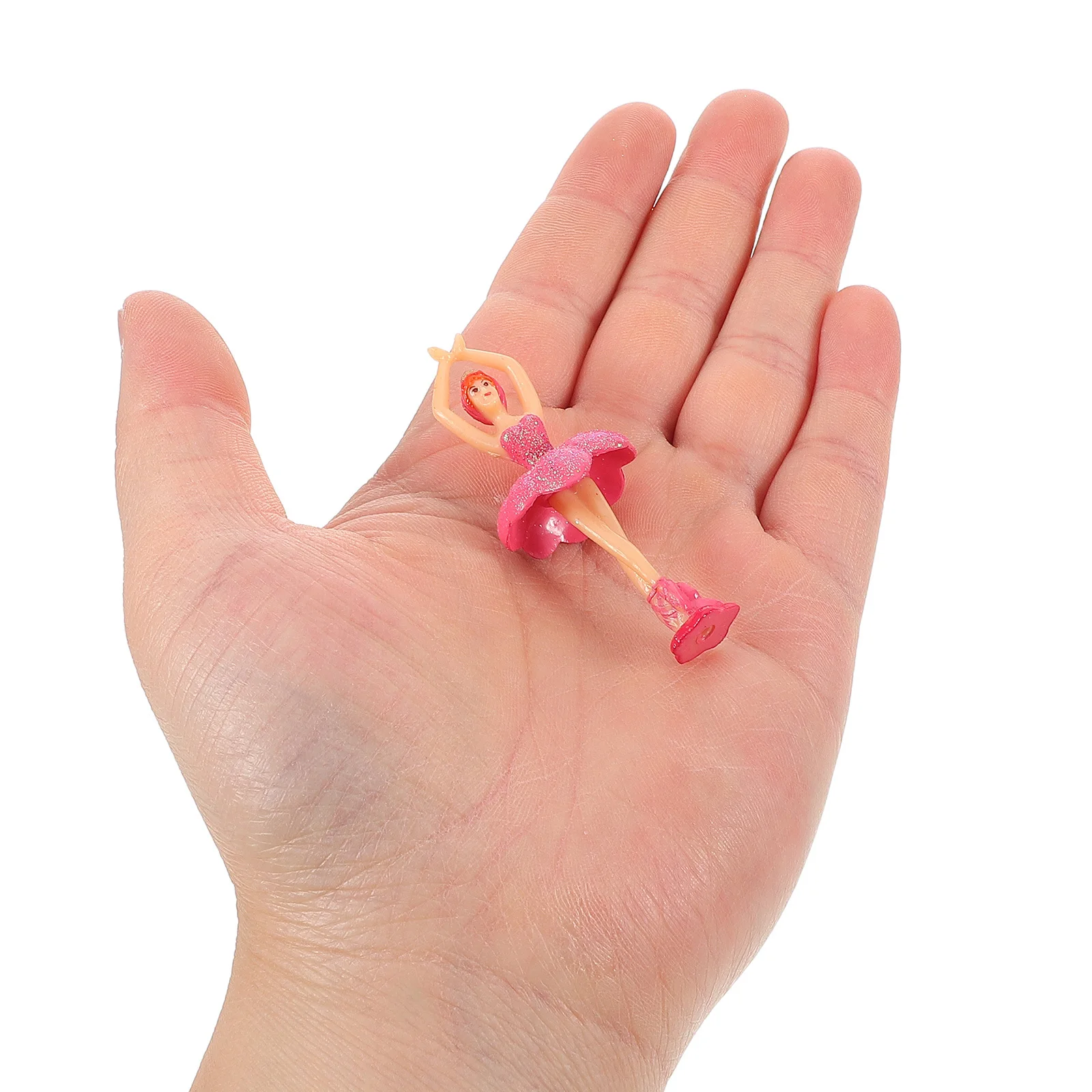 

6 шт., балетная музыкальная шкатулка, вращающаяся балерина, топпер для торта для девочек, украшение для дня рождения, танцевальная скульптура, танцевальная девушка, балет