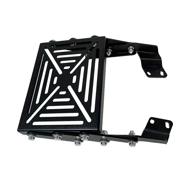 

Motorcycle Rear Luggage Rack Bracket Motorbike Luggage Support Shelf Case Holder Trunk Frame Plate with Bolts for Y15 LC135 FIV8