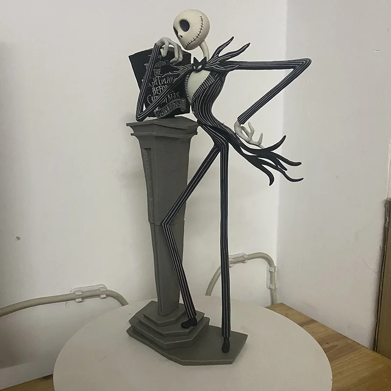 The Nightmare Before Christmas Jack Skellington Figure 25th Anniversary Years Tim Burton Figura Model Toys