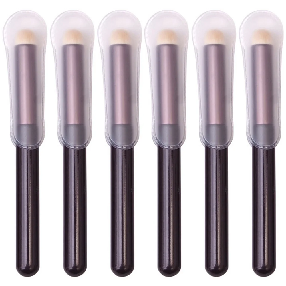 

6pcs Foundation Sponges Makeup Applicators Puff For Face Powder Concealer Dual Using Soft High Density Non-Deformable