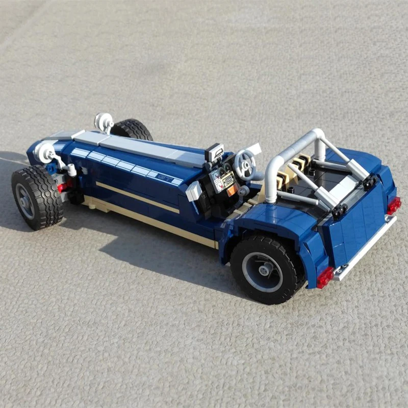 694pcs MOC Caterham 7 Creator Creator Expert Model Building Blocks Toys Construction Christmas Gift Art Collection Birthday