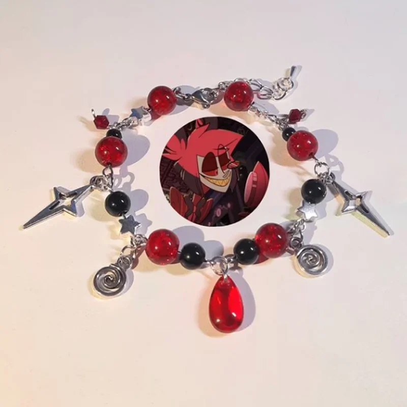 Alastor Braslette roter Glamour koketter Schmuck