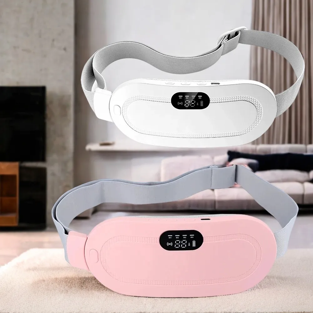 Lady Menstrual Heating Pad Warm Palace Belt Relieve Menstrual Pain Hot Compress Massager Uterus Cold Dysmenorrhea Relieving Belt