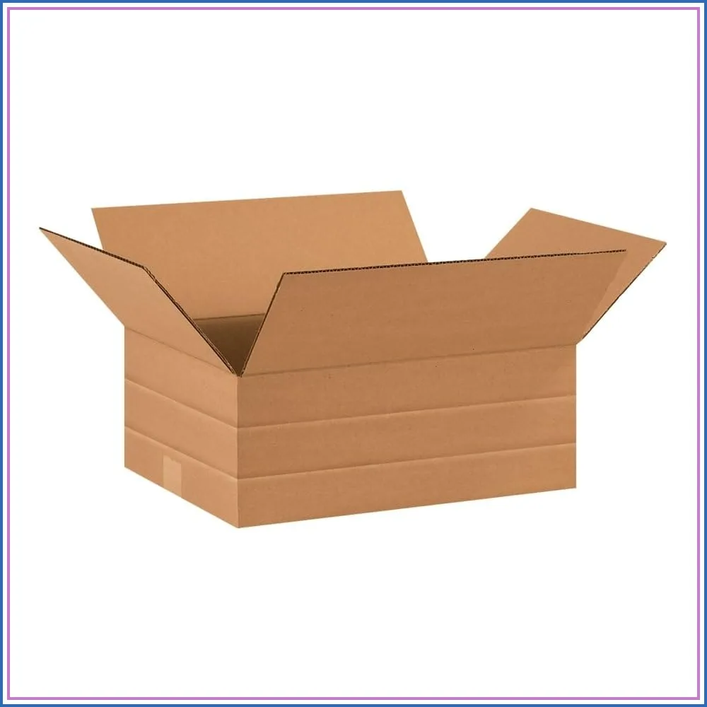 Moving Boxes Large 16"L x 12"W x 6"H 25-Pack - Corrugated Cardboard for Shipping, Mailing, Packing, Storage