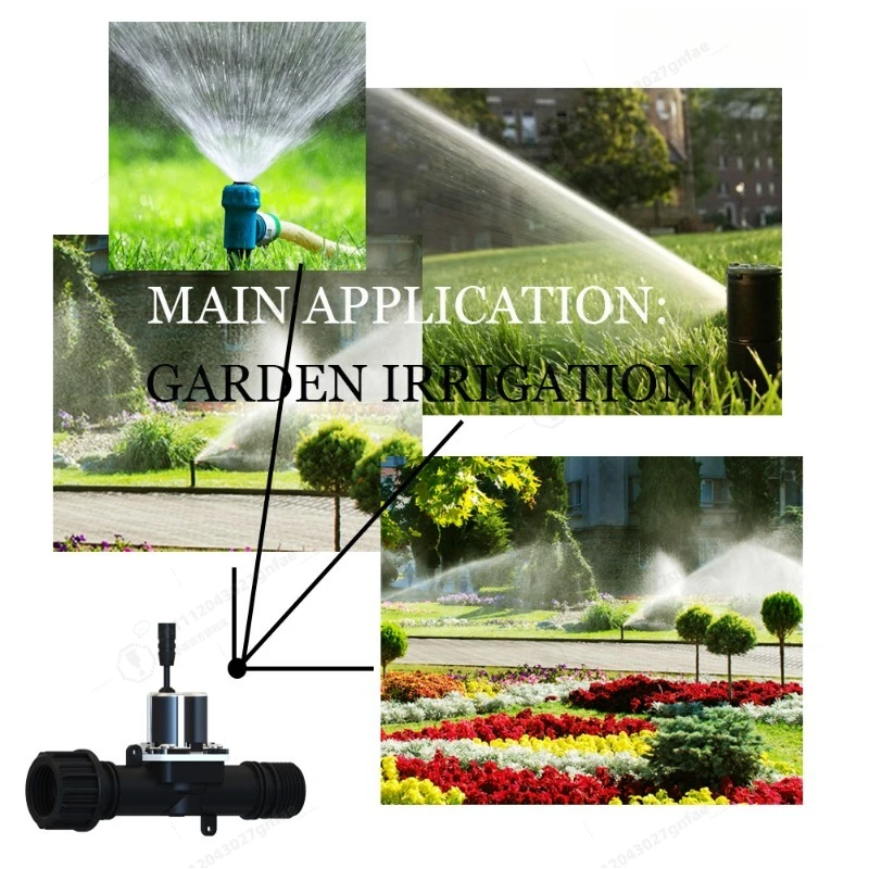 

DC6V G3/4 Pulse Solenoid Valve Normally Closed Garden Irrigation Timer Water Control Valve Automatic Sprinkler System