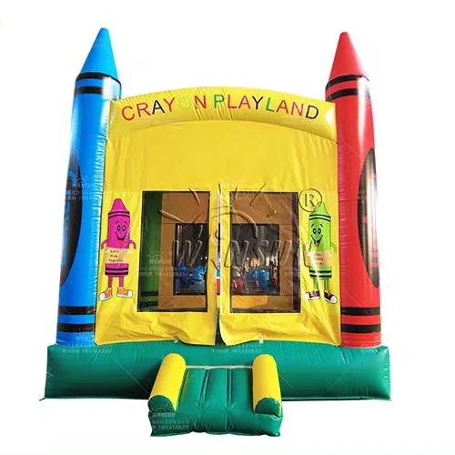 Professional Inflatable Crayon Playland Inflatable Toys Accessories Inflatable Castle And Indoor Amusement Equipment