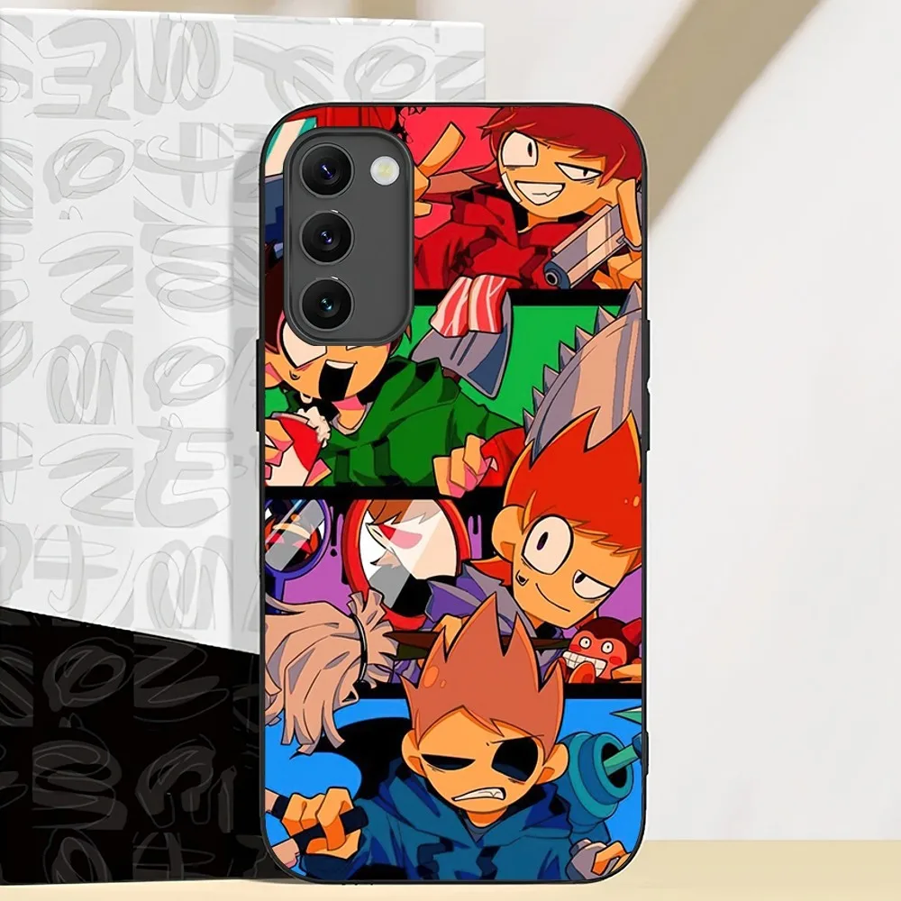 Casing ponsel Anime Eddsworld untuk Samsung A52 A53 A70 A71 A72 A73 A80 A91 S cangkang