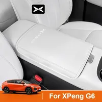 New！ For Xpeng G6 Central Armrest Box Cover Protective Leather Cover Interior Accessories Decoration Modification Automotive Par