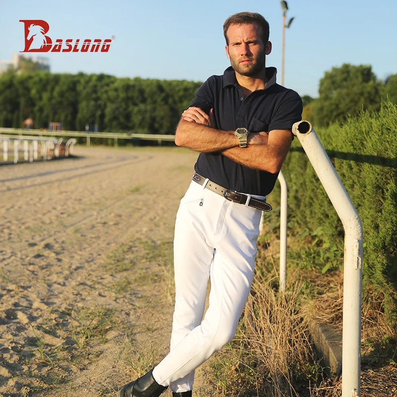 Baslong Equestrian Pants Breathable All-Season Full Leather Wear-Resistant Riding Pants Female Male Rider Equipment Riding Clothing 266.4cm Dragon Harness